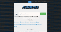 Desktop Screenshot of anonpass.com