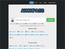 Tablet Screenshot of anonpass.com